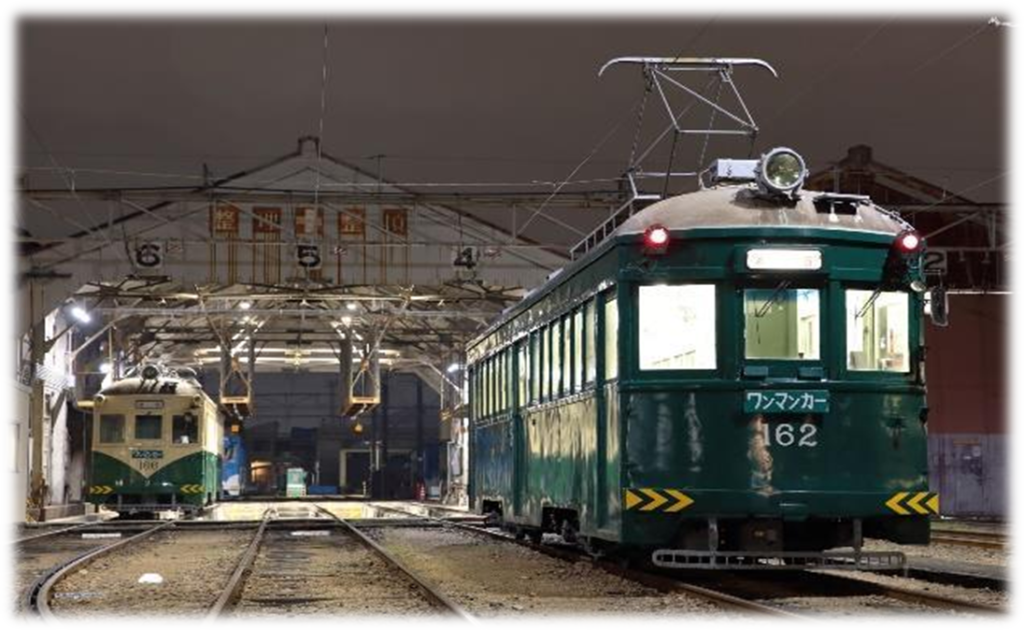 【開催終了】あびこ道車庫見学と阪堺電車貸切で浜寺公園を訪ねて